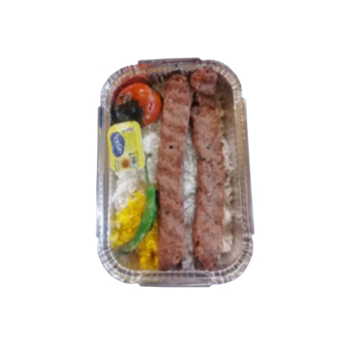 چلو کوبیده تک سیخ